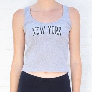 John Galt New York Grey Tank Top - DEADSTOCK